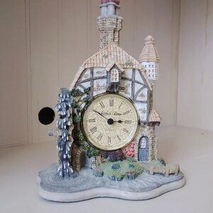 VTG Father Time 1991 Water Mill Clock/ Hand painted. Excellant Conditition